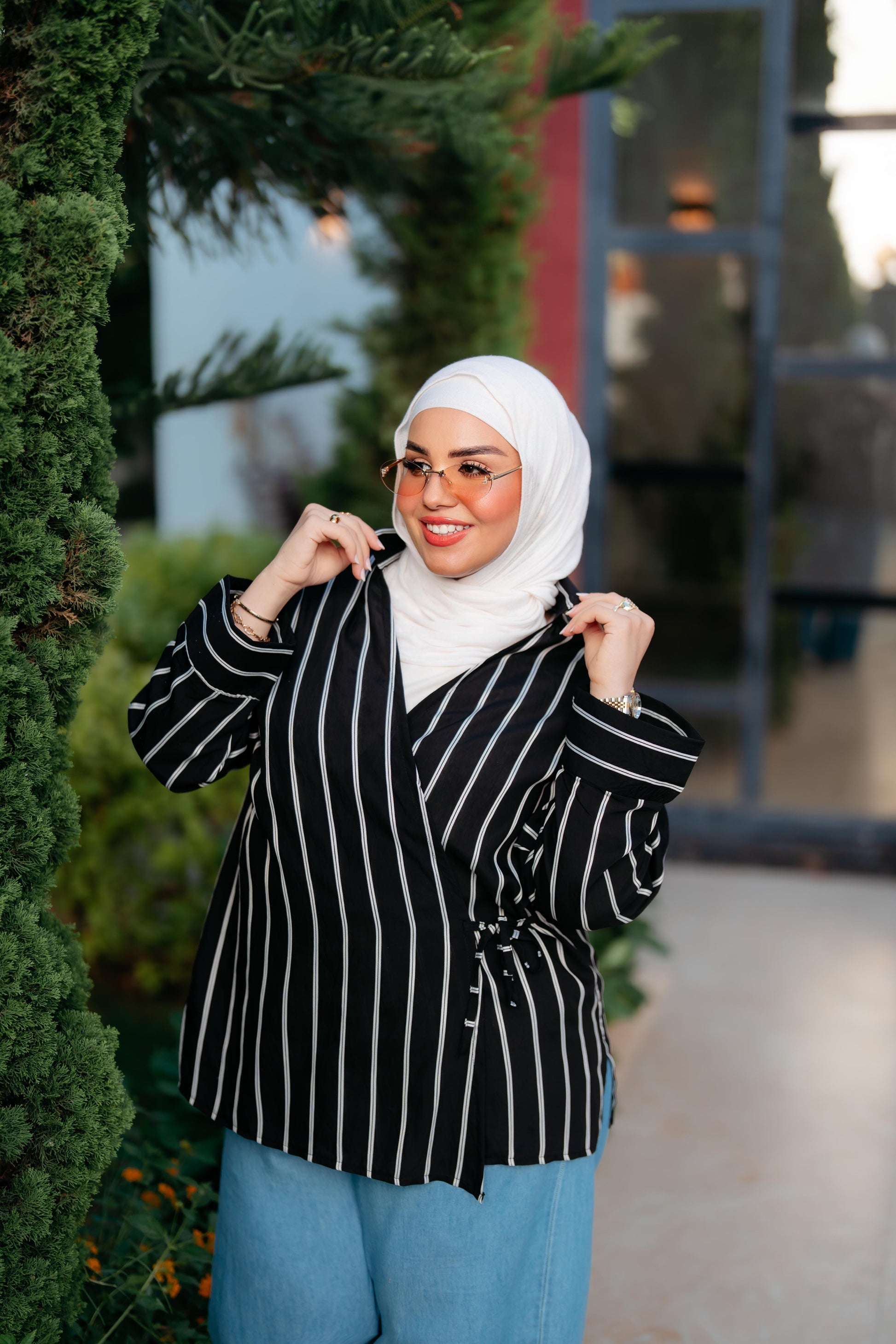 Luna Wrap Blouse