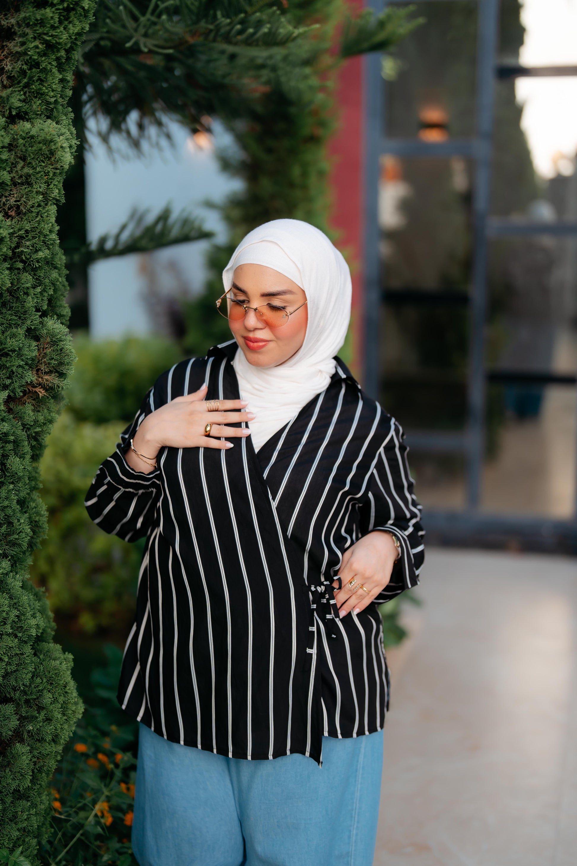 Luna Wrap Blouse