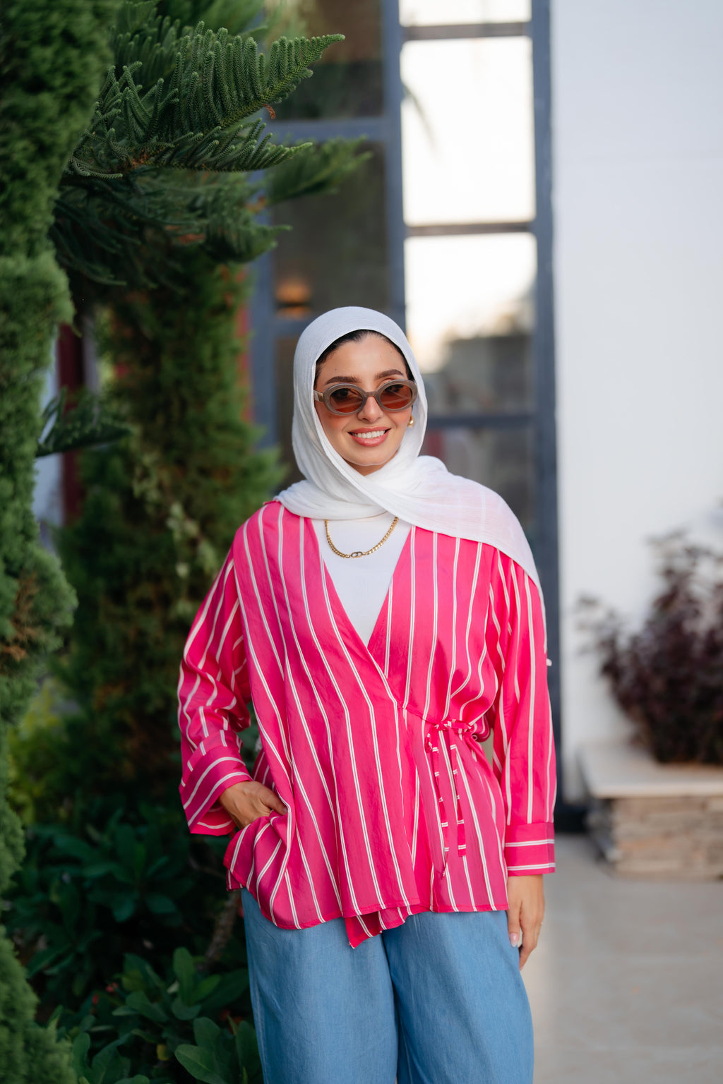 Luna Wrap Blouse