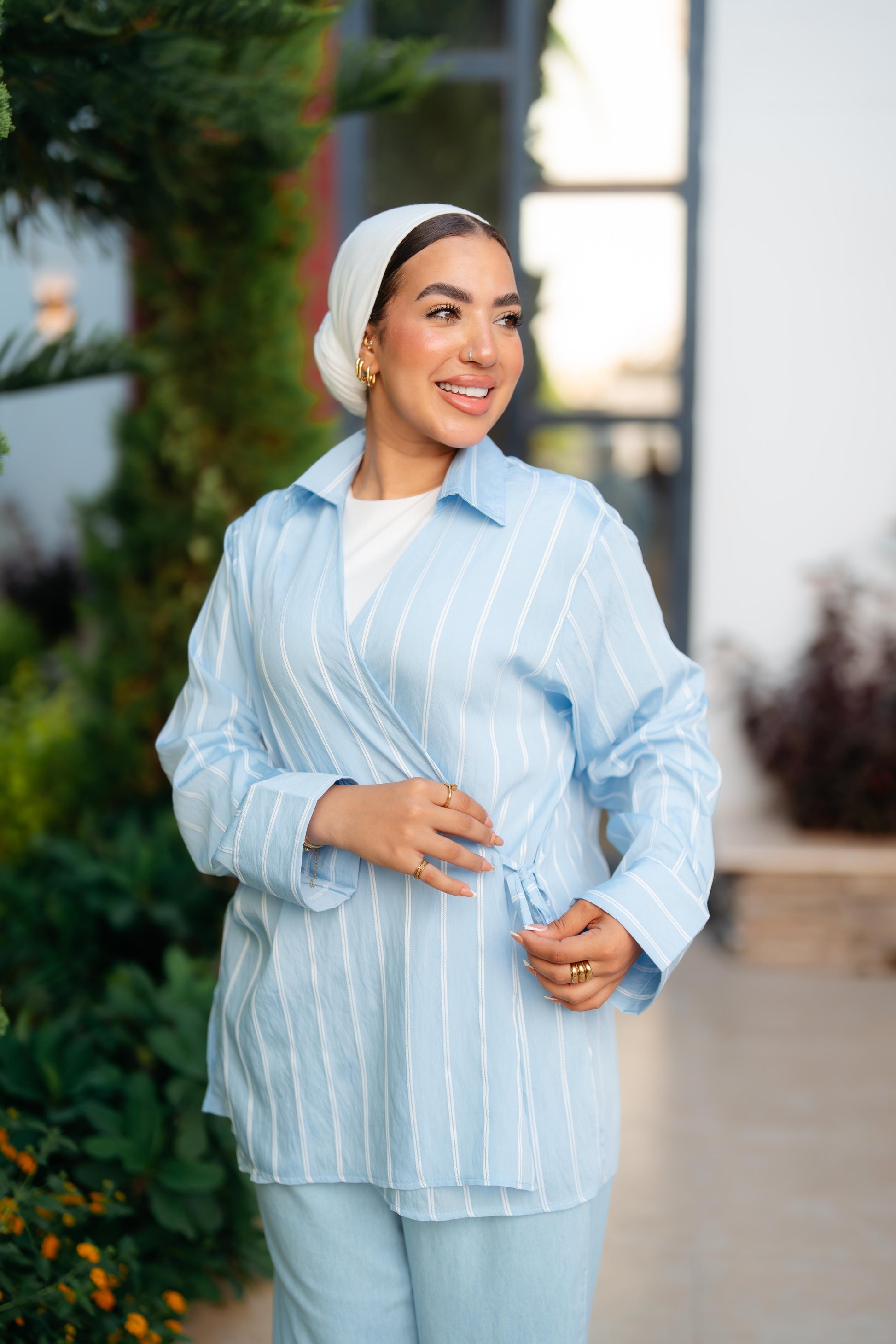Luna Wrap Blouse