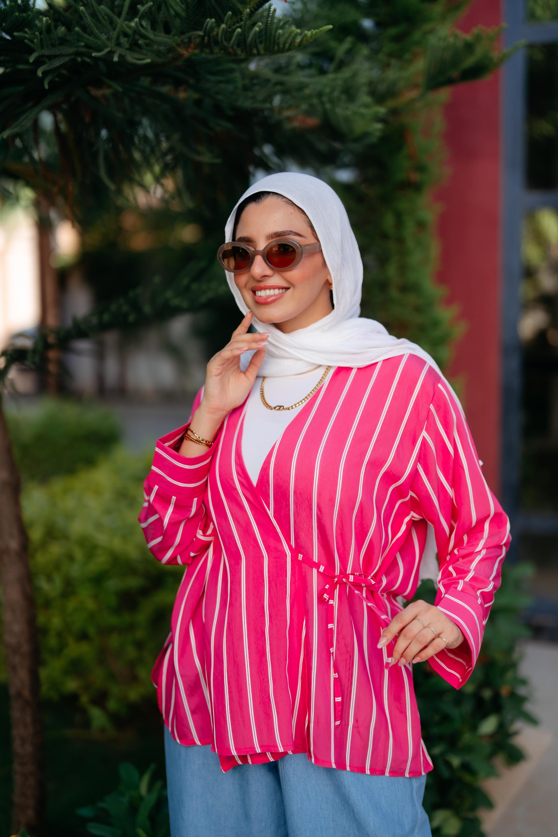 Luna Wrap Blouse