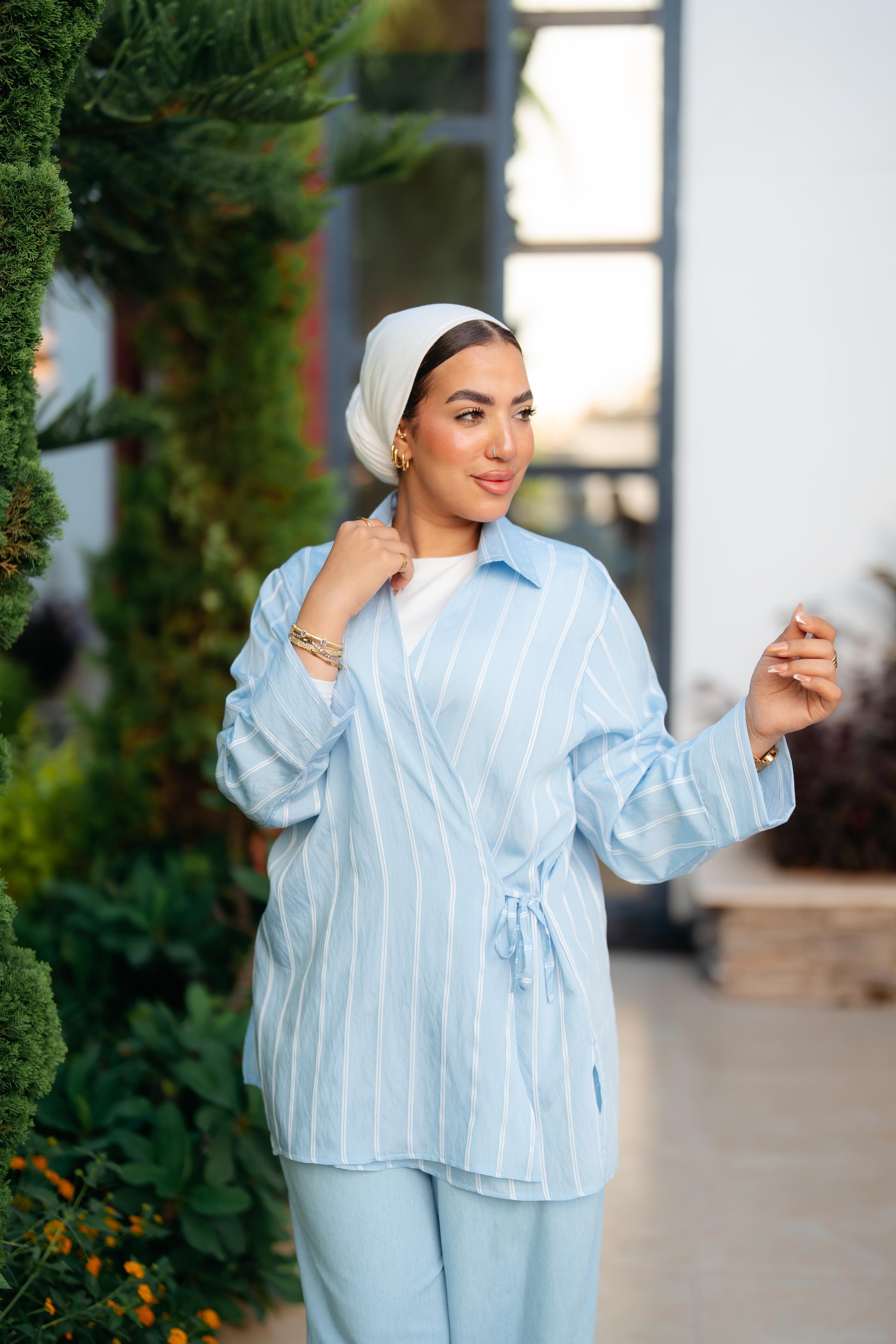 Luna Wrap Blouse