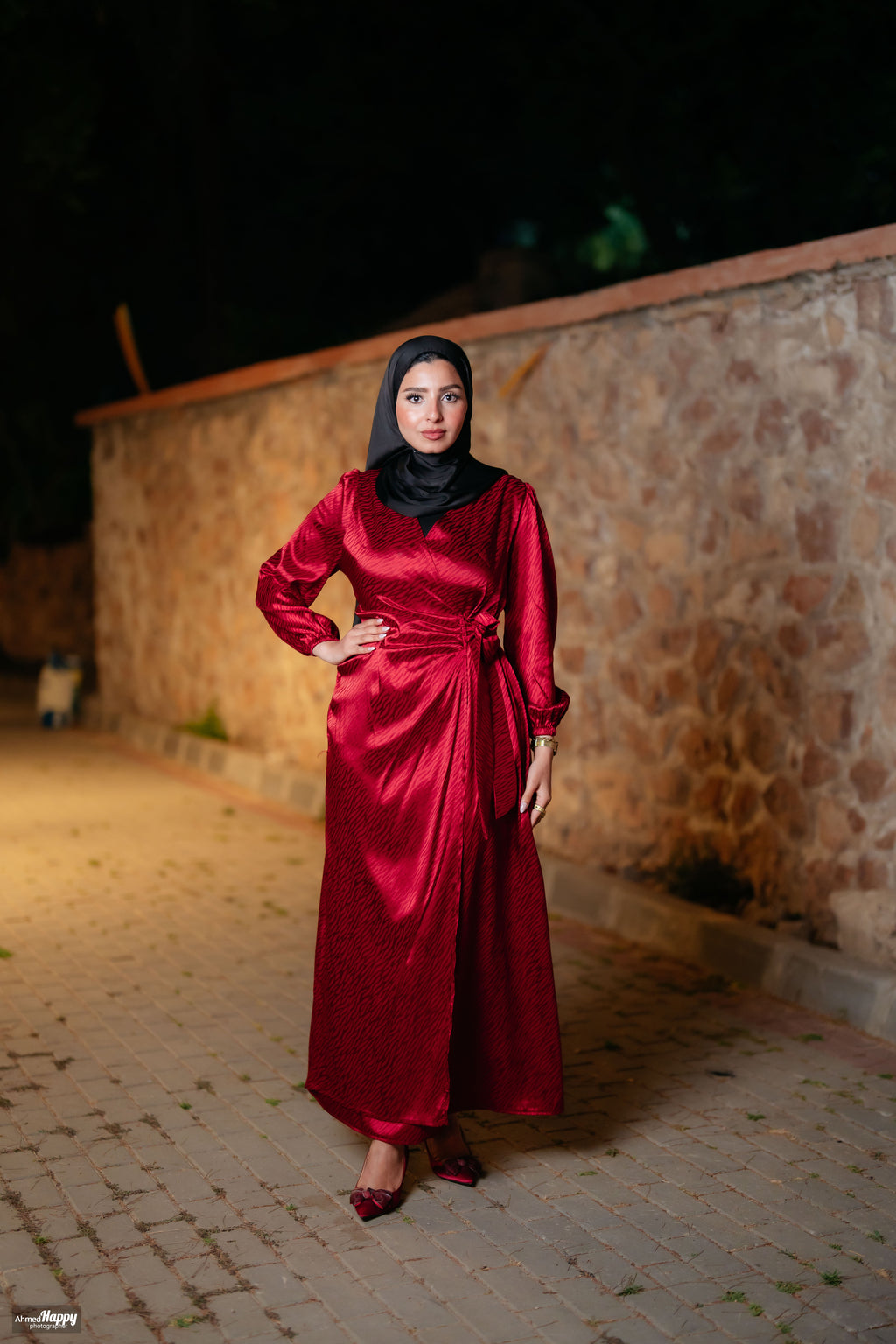 Satin Glimmer Dress