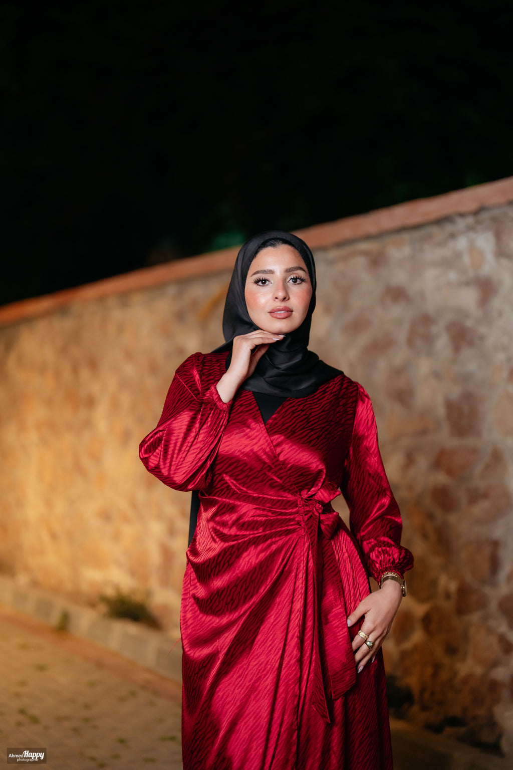 Satin Glimmer Dress