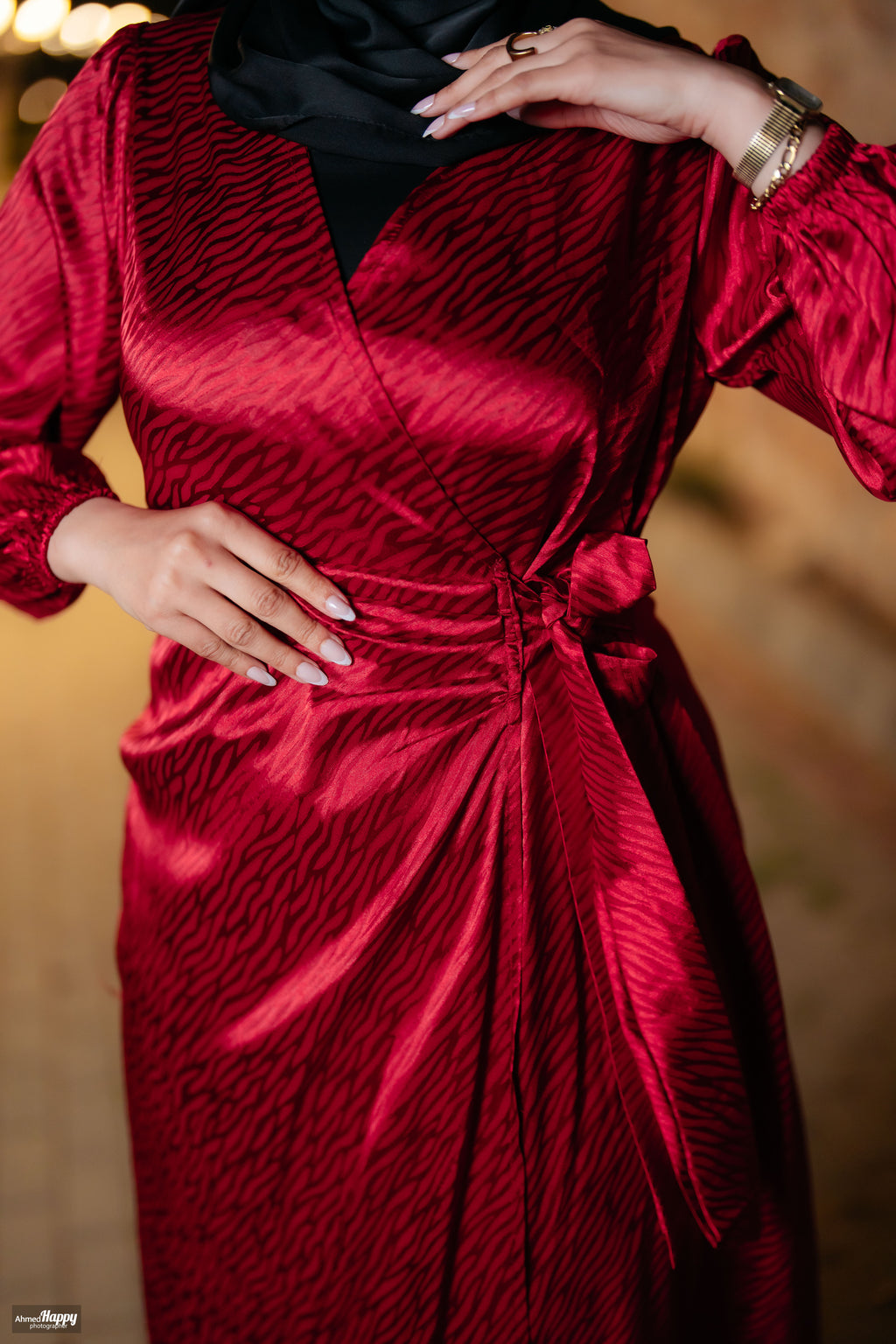 Satin Glimmer Dress